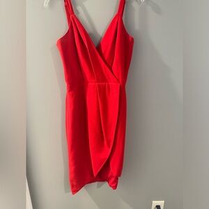 “Dress The Population” Red Dress worn once